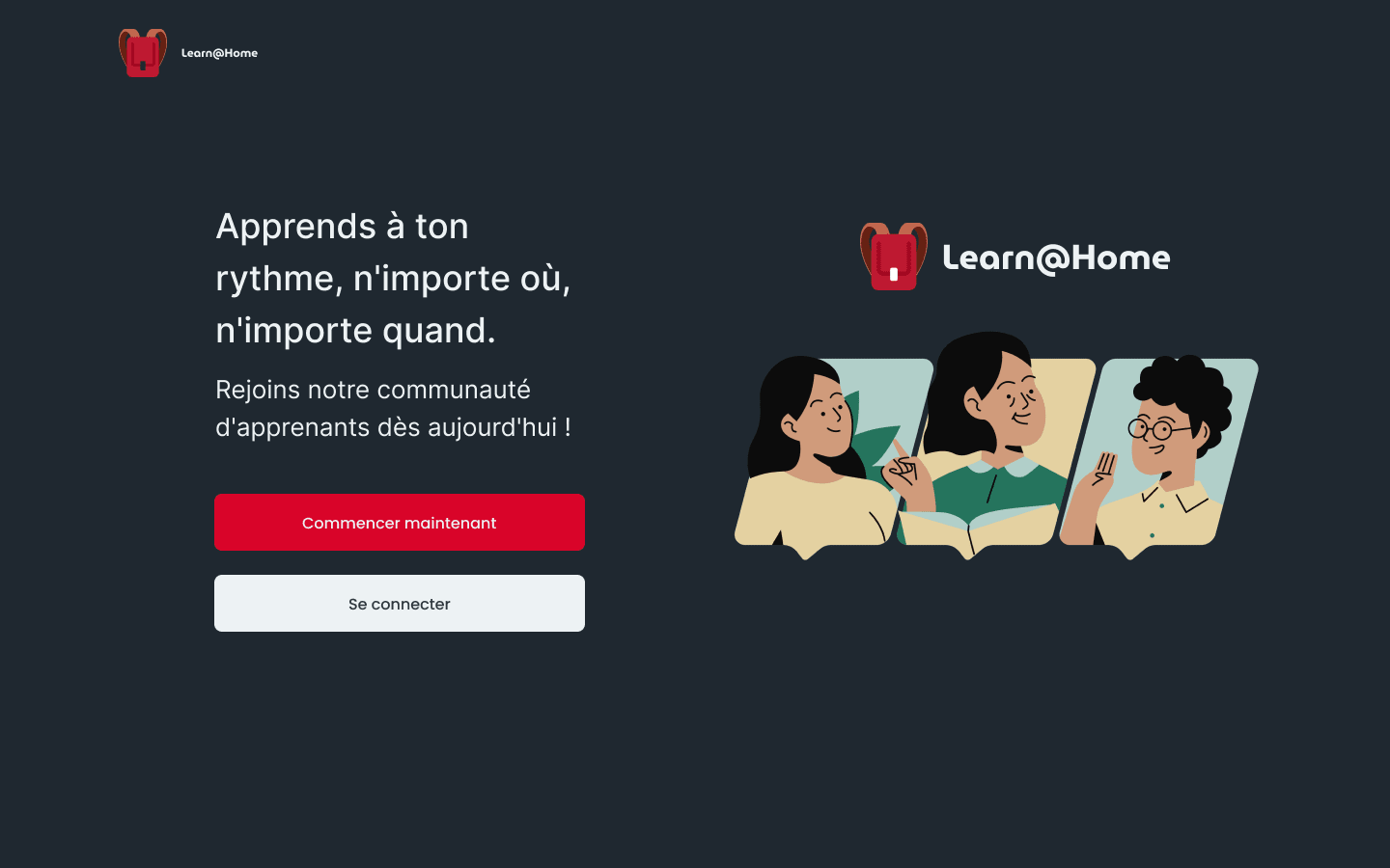 Learn Home - Application de tutorat